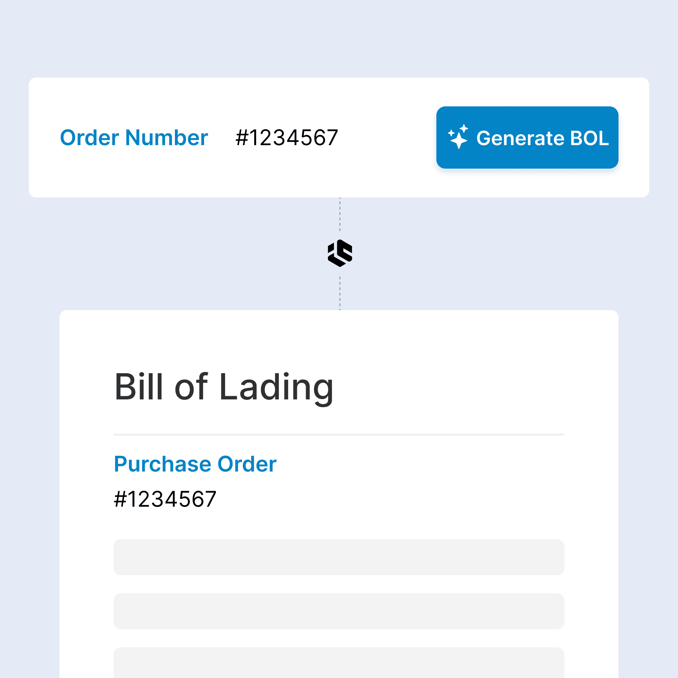 Generate bills of lading in seconds